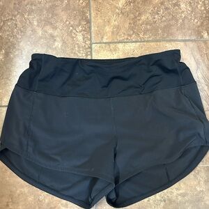 Lululemon Black Speed Up Shorts